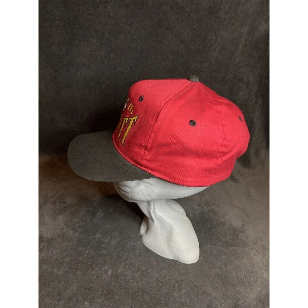Vintage 90s McDonald's Racing Team Hat Bill Elliot 94 Promotional Snapback Red